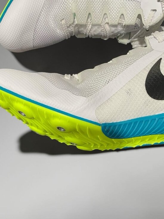 Nike Zoom Rival Multi Mens Size 10 Running Spikes Shoes White Green FZ9664-102 main image 9